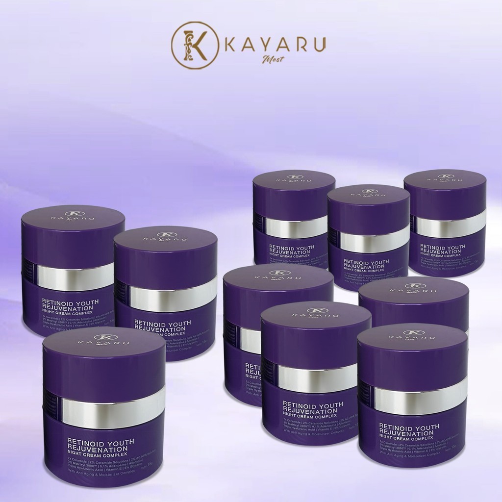 Paket Hemat 10 pcs Retinoid Youth Rejuvenation Night Cream Complex