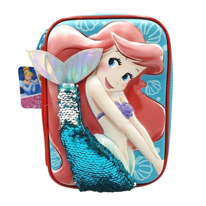 

NEW ! BEST SELLER Hardtop Holo Pen Case Original Disney Princess Ariel PRSAL66044