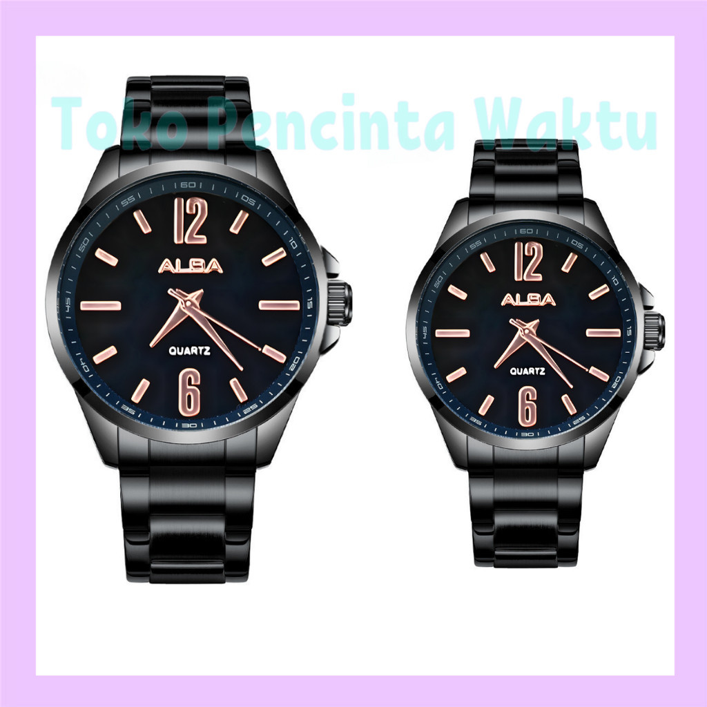 Jam Tangan Couple Analog Polos Simple Cowok Terlaris Digital Keren Berkualitas Viral Simple Wanita E