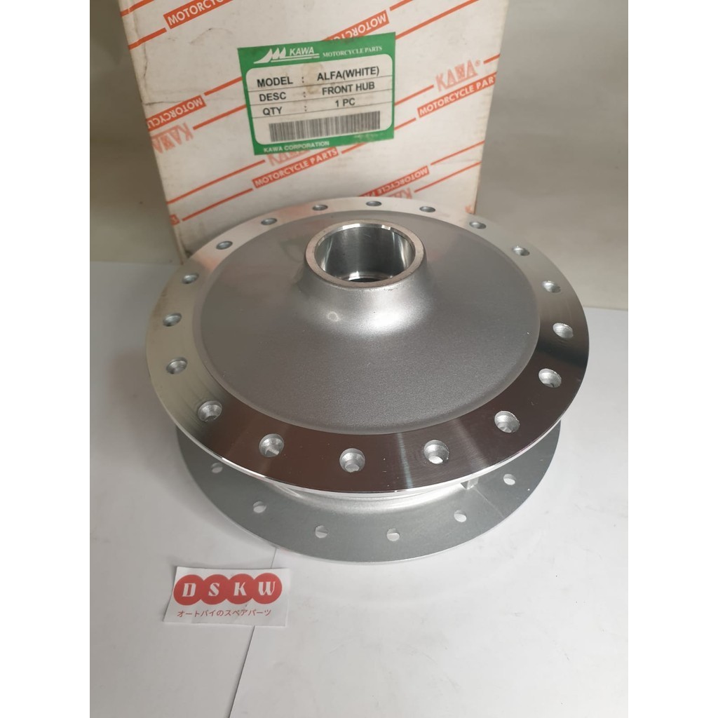 Tromol Depan Silver ALFA | F1 TROMOL | CRYPTON TROMOL Kawa
