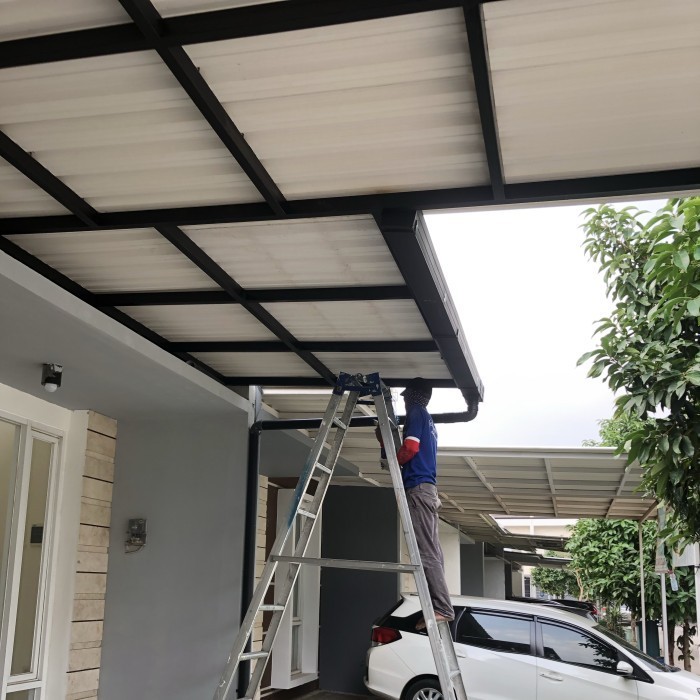 Kanopi besi atap alderon