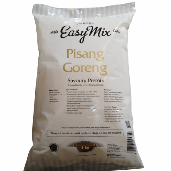 

TERJUAL Tepung Easy Mix Sriboga Pisang Goreng 1Kg