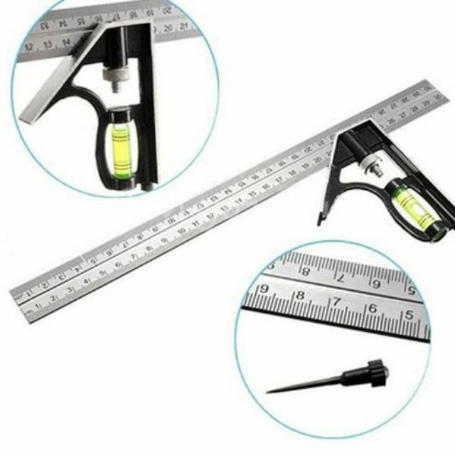 

Mistar Penggaris Siku Tukang Multifungsi - ZEAST