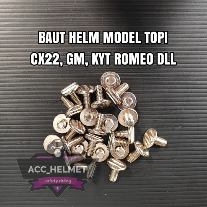 Baut Helm Topi / Baut Helm Model Helm Topi / model ink cucuk
