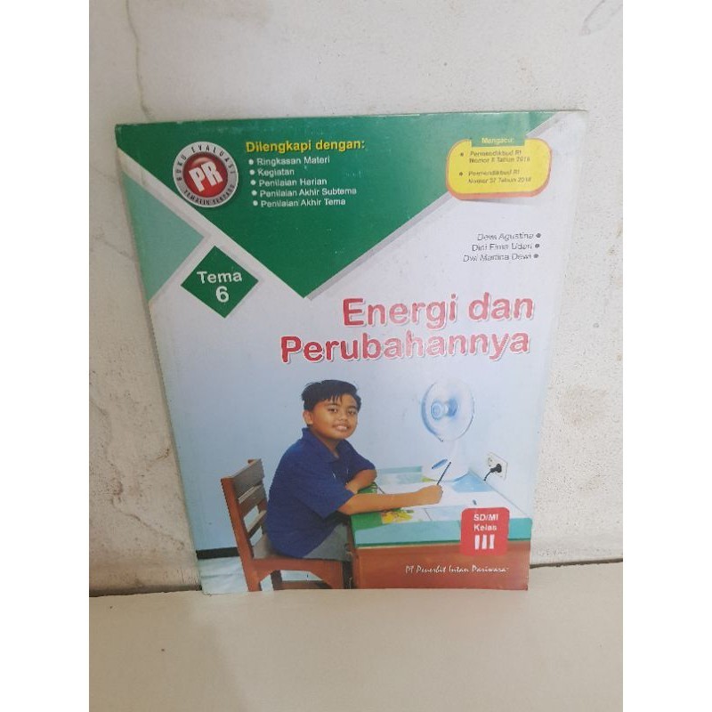 Buku PR Tematik Kelas 3 Tema 6 Intan Pariwara