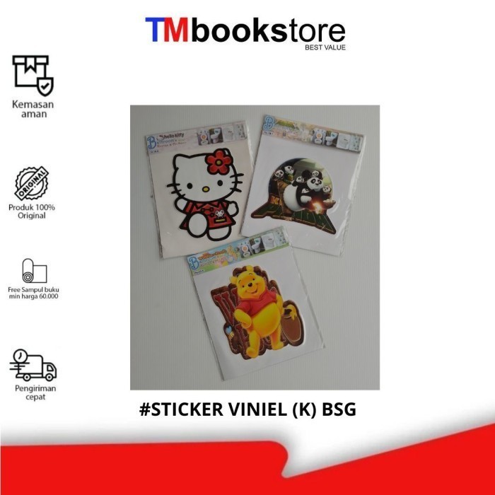 

#STICKER VINIEL (K) BSG TMBOOKSTORE