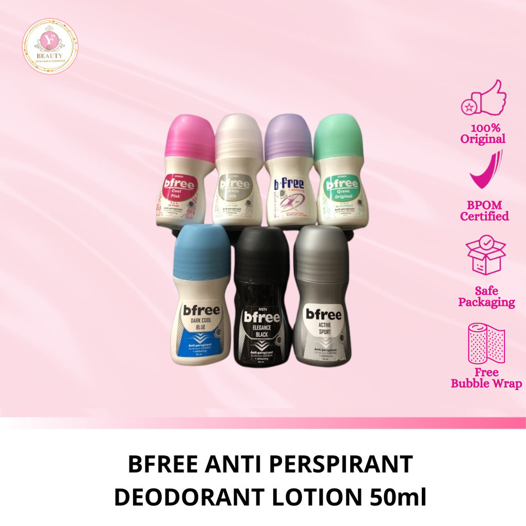 YF BEAUTY BFREE Anti Perspirant + Deodorant Roll On 50ml