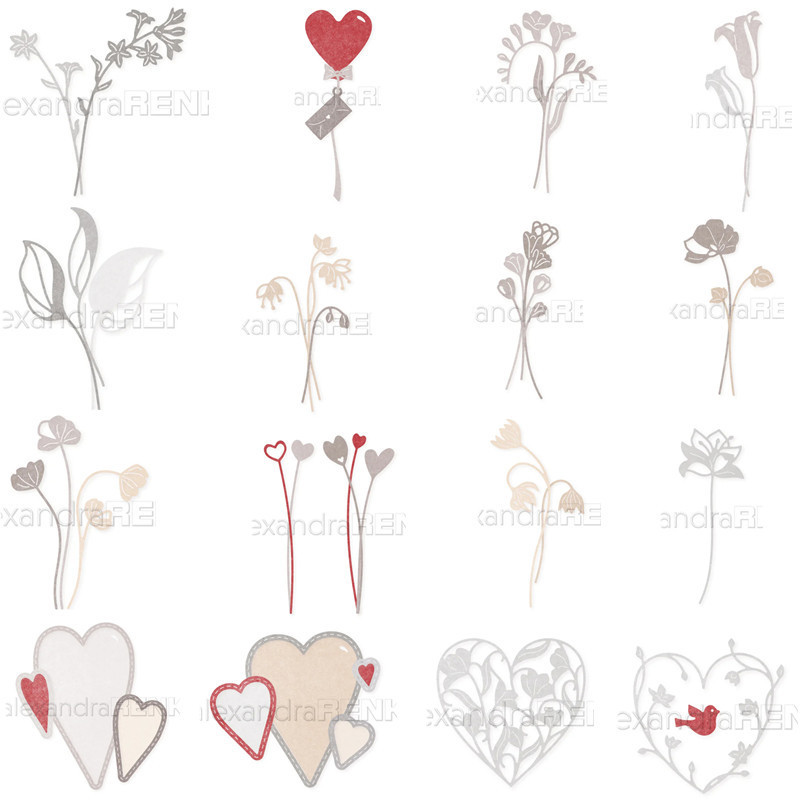 

New Arrival Presell Flowers Dies and stamps for DIY Scrapbooking/photo album Decorative Embossing DIY Paper Cards