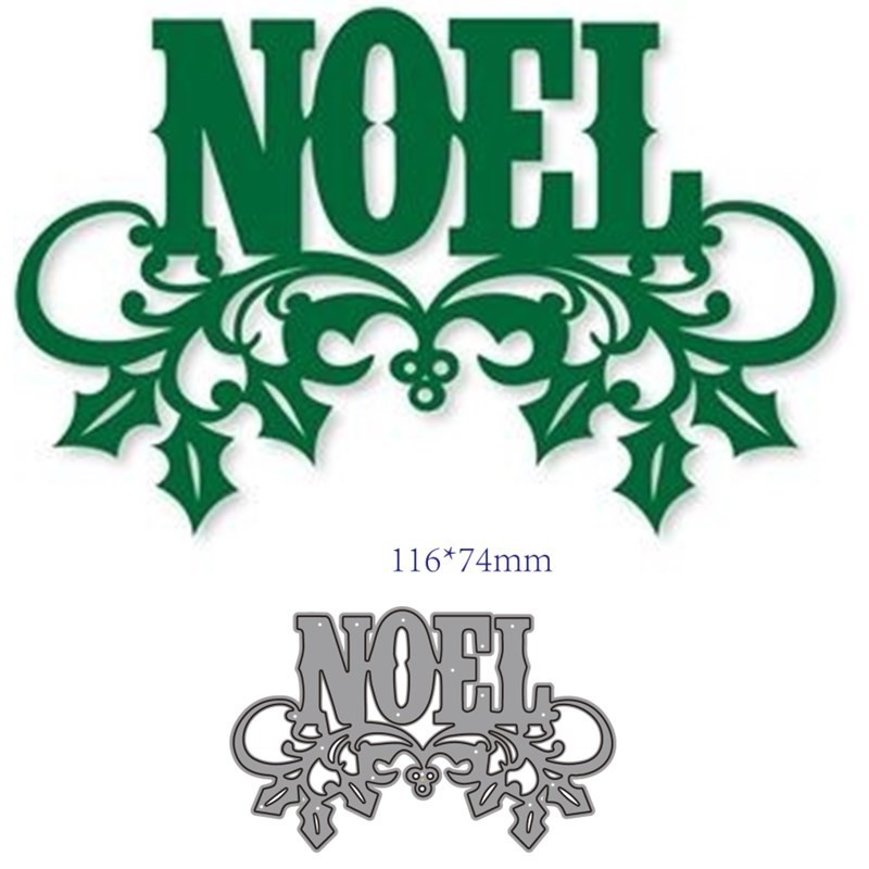 

metal cutting dies cut die mold NOEL decoration Scrapbook paper craft knife mould blade punch stencils dies