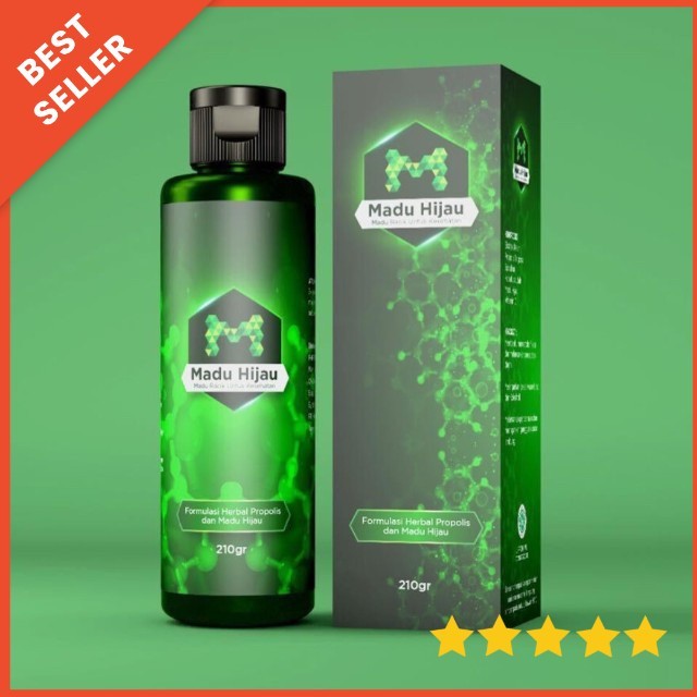 

[SEGEL HOLOGRAM - BARCODE] FREE SABUN HERBAL - Madu Hijau Asli LOGO M 210 Gram