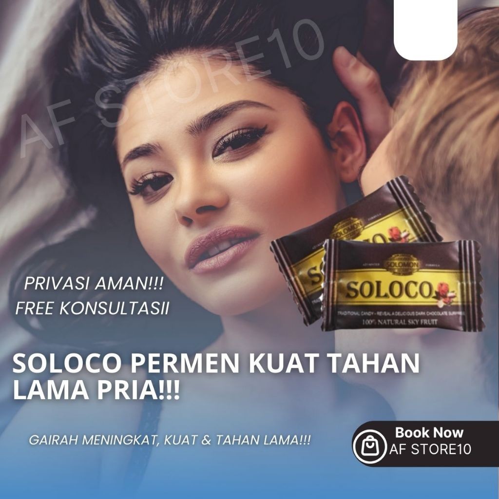 Permen Kuat SOLOCO Stamina Pria Tahan lama Original