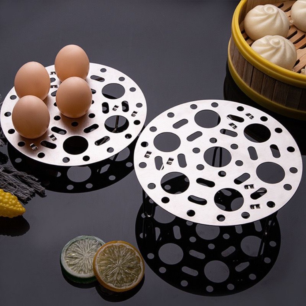 Multifunctional Steamed Egg Rack Stainless Steel Steamed Bun Dumplings Steaming Rack Durable Steamer