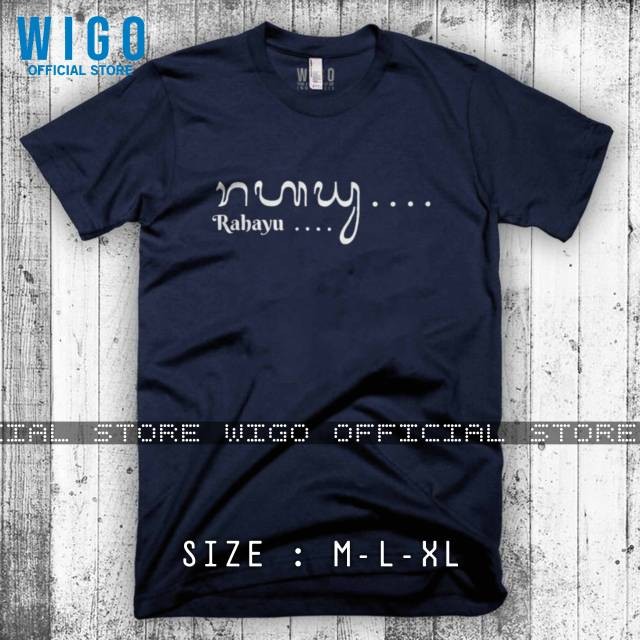 [trendy] KAOS AKSARA JAWA BALI RAHAYU PREMIUM TSHIRT DISTRO PRIA WANITA LENGAN PENDEKpopuler unisex 