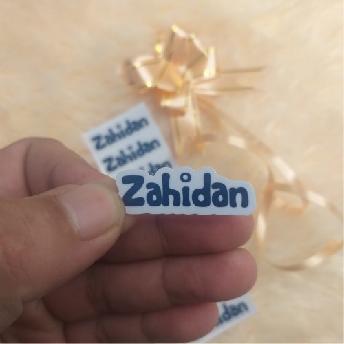 

36pcs Stiker Nama waterproof label nama VINYL waterproof