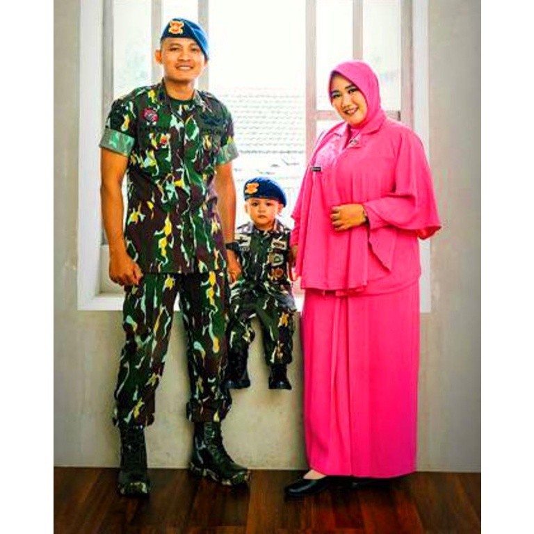 VT39MA Baju Polisi Brimob Loreng anak Kostum brimob loreng untuk anak Baju profesi brimob loreng ana