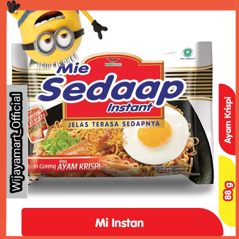 

Sedaap Mi Instan Goreng Ayam Krispi 88 g