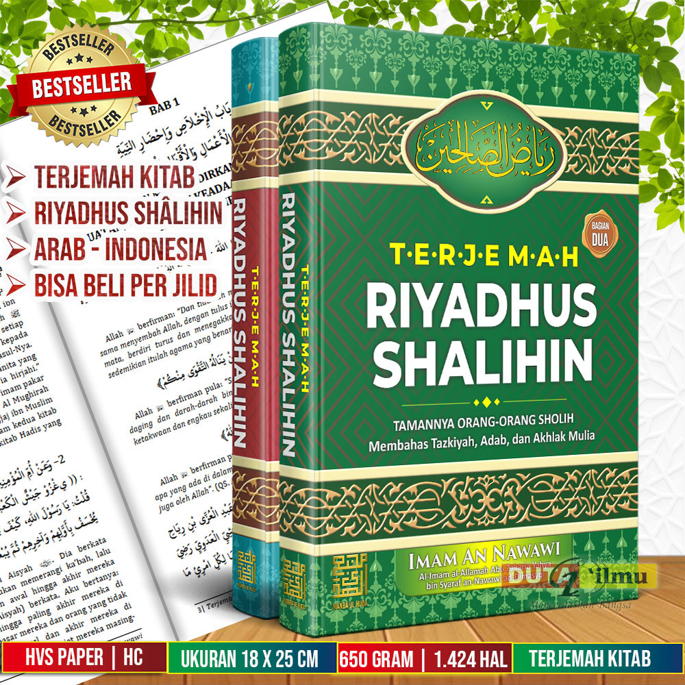 Terjemah RIYADHUS SHALIHIN Lengkap 2 JILID - Riyadhus Sholihin 100% produk ori