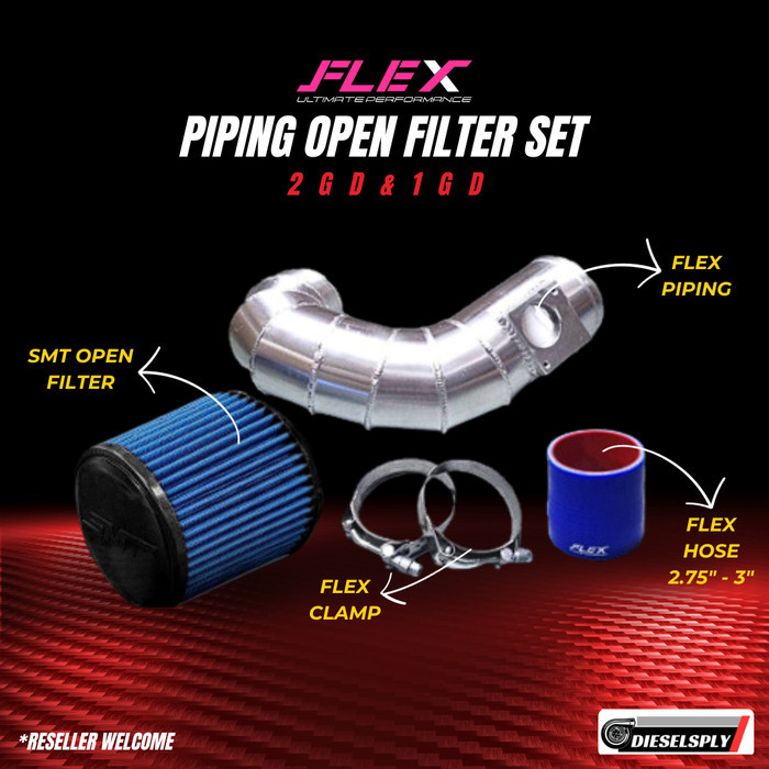 Flex Piping Open Filter Set 2GD / 1GD