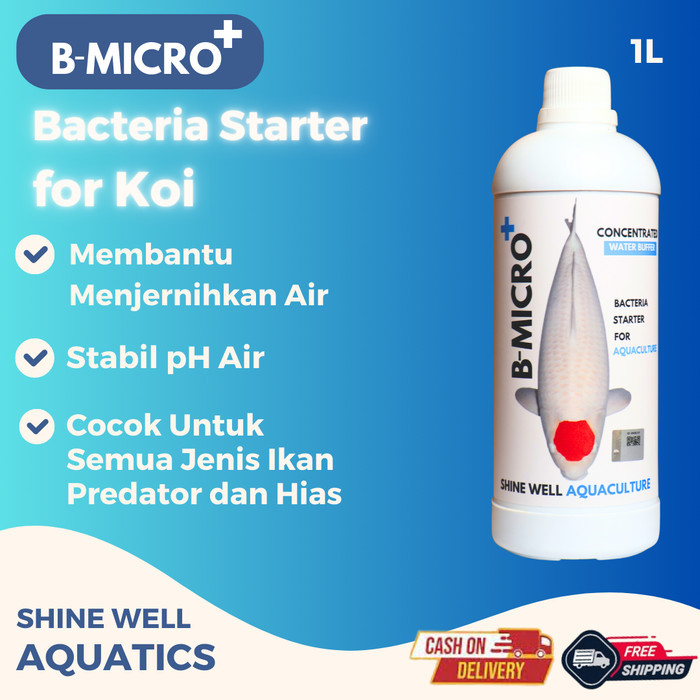 BMO+ Bakteri Starter Untuk Koi, Penjernih Air dan Pengurai Amonia
