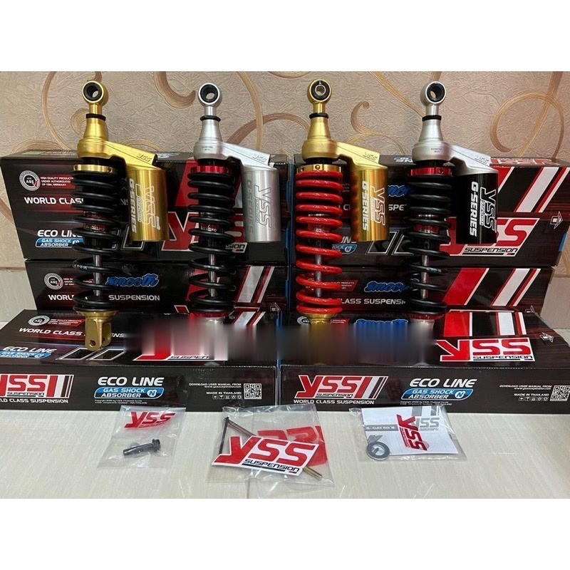 Shockbreaker Shock Belakang YSS G PLUS GOLD SERIES 300 MM Mio Smile Sporty Fino soul Gt Vario 110 Be