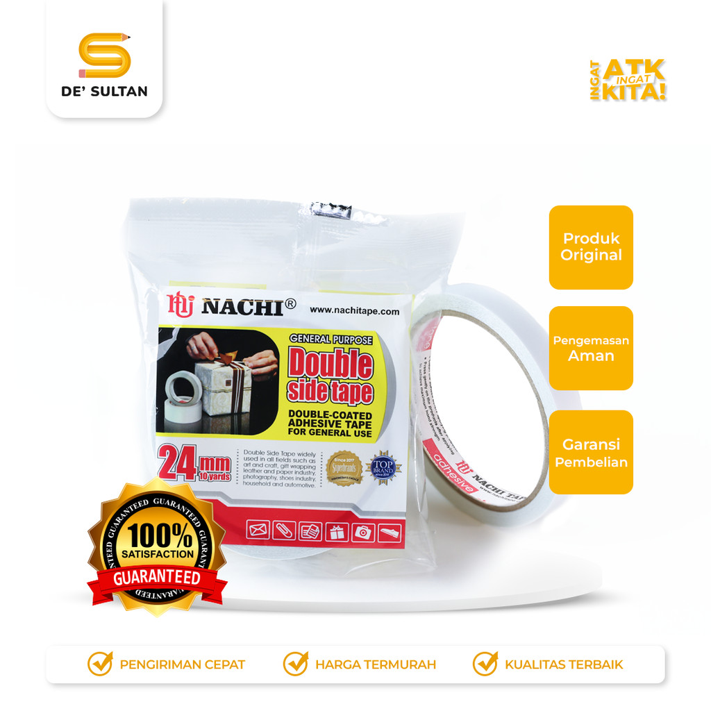 

NACHI DOUBLE TAPE 0.5” (1ROLL)