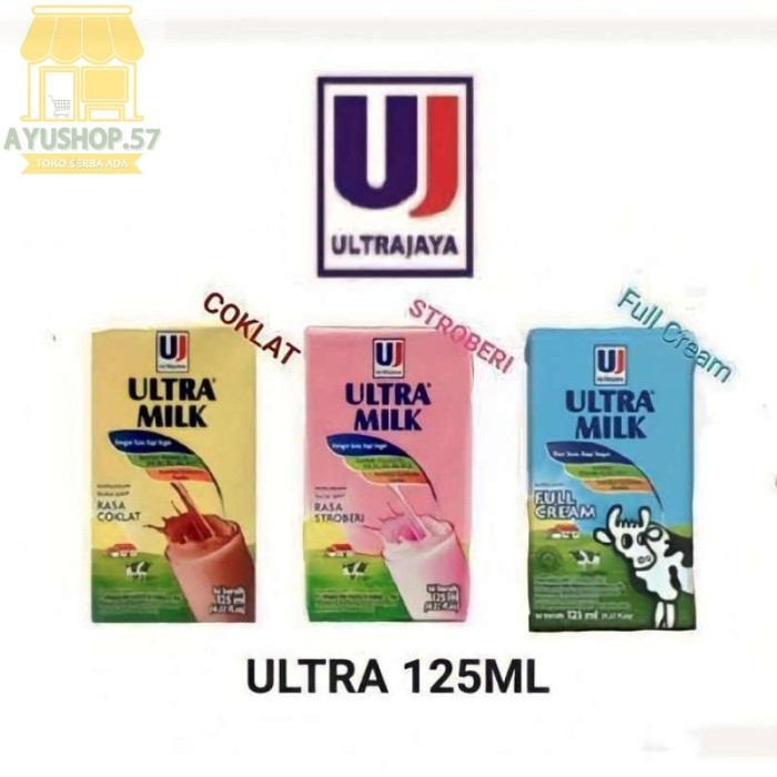 

5 pcs- Ultra Milk 125ml - Strawberry - AYUSHOP57