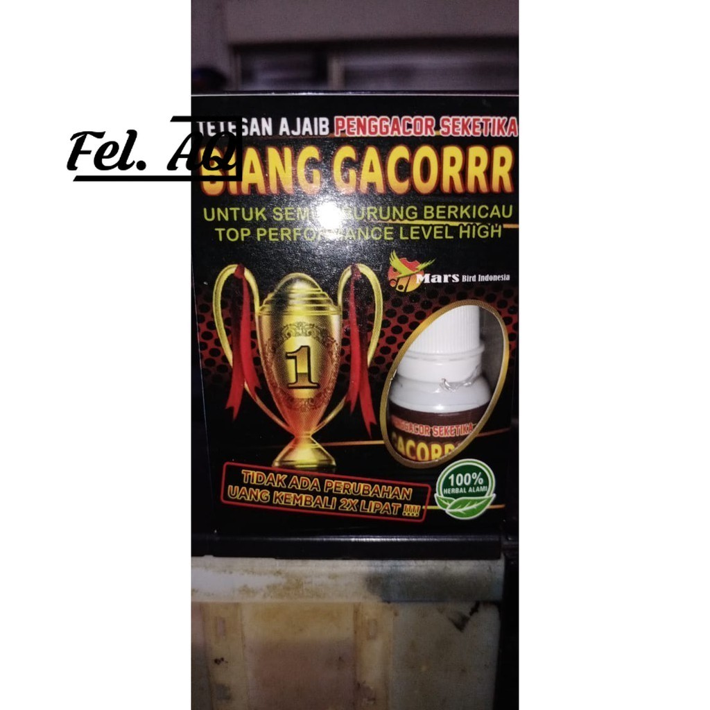 BIANG GACOR TETESAN AJAIB PENGGACOR SEKETIKA COCOK DI GUNAKAN UNTUK SEMUA BURUNG KICAU DAN LOVEBIRD 