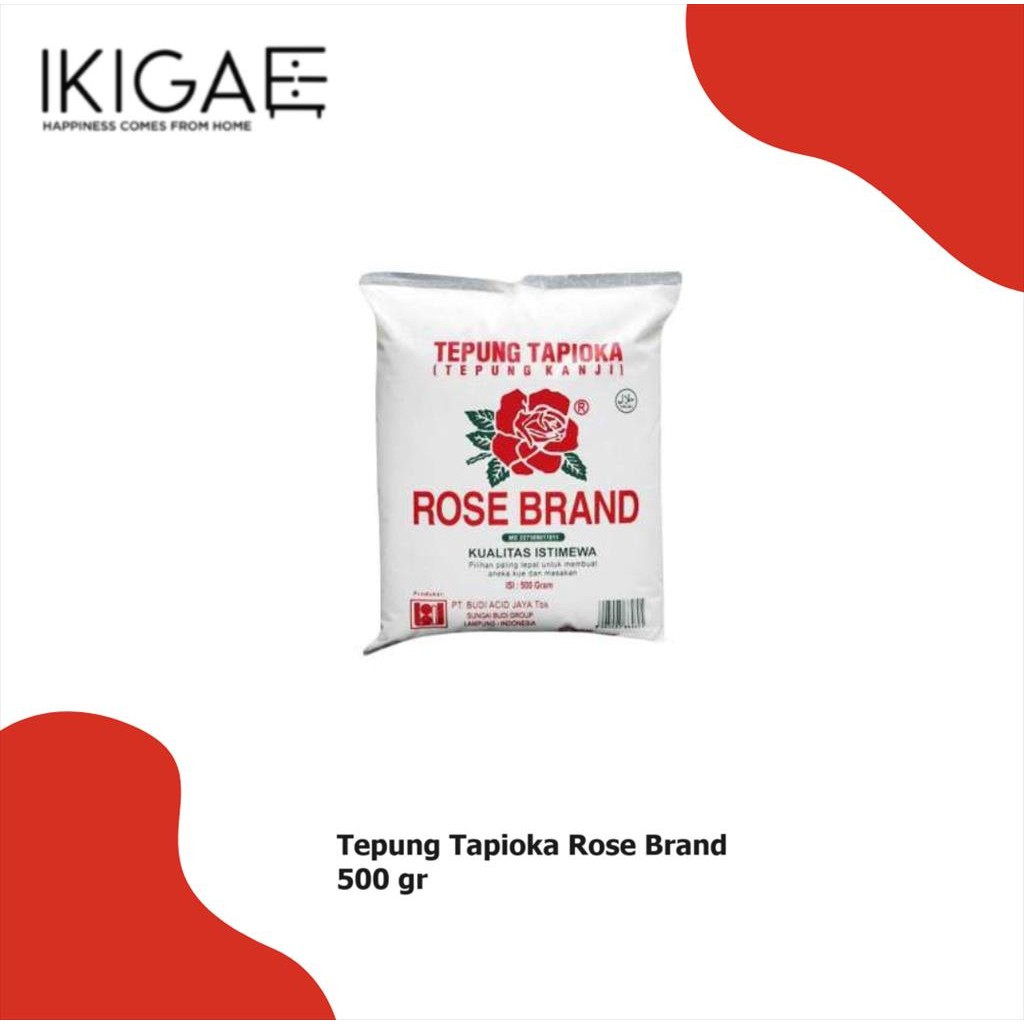 

ROSE BRAND TEPUNG TAPIOKA / TEPUNG KANJI 500 GR