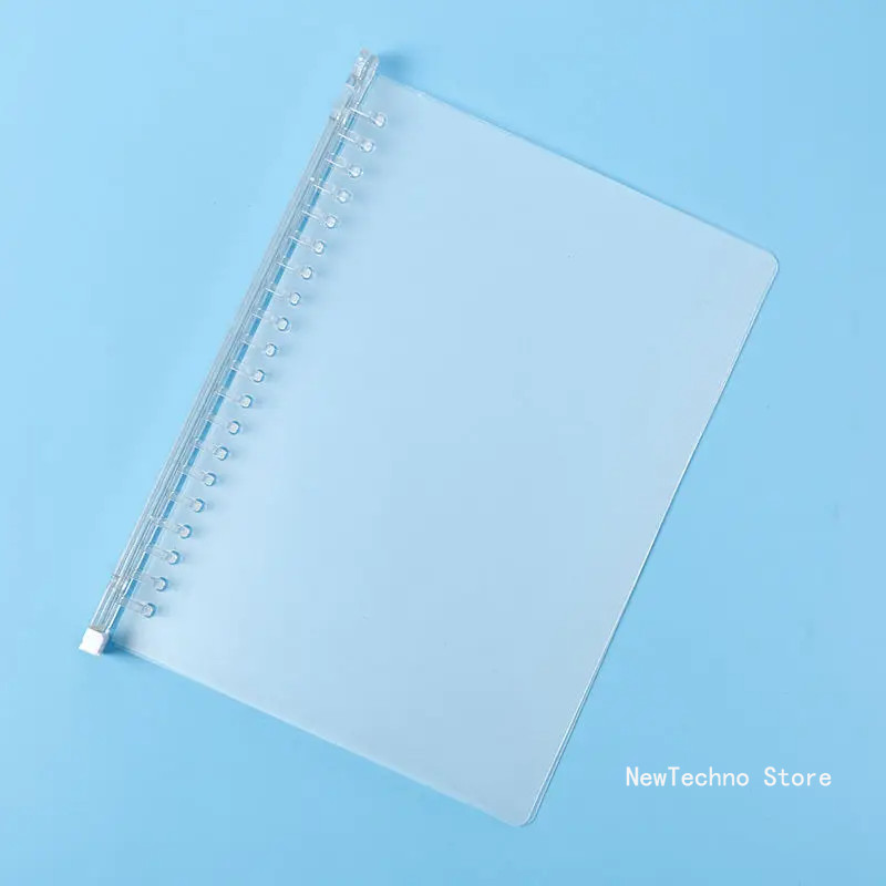 

A5/B5 20/26 Holes Notepad Loose-leaf Cover Plastic Refillable Notebook Paging Separator File Folder Ring Binder Stationery Tool