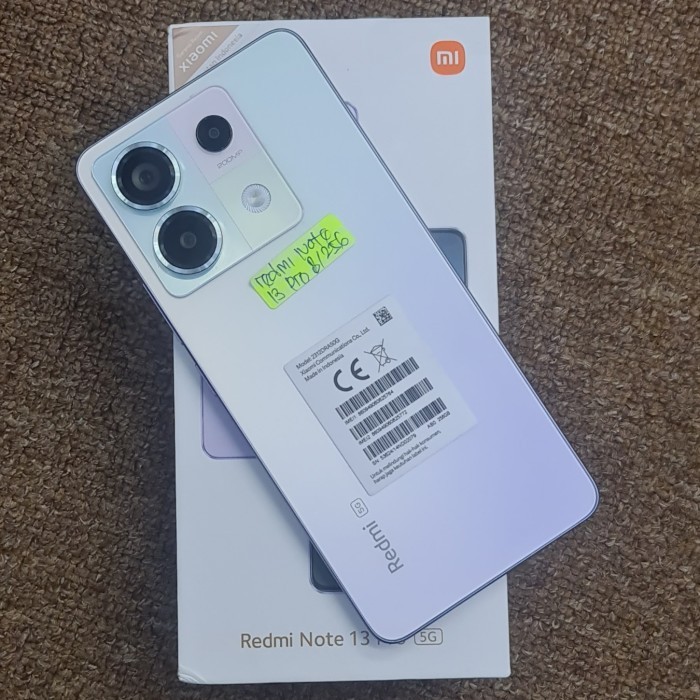 Hp Second Xiaomi Redmi Note 13 Pro 5G 8GB/256GB Fullset Garansi