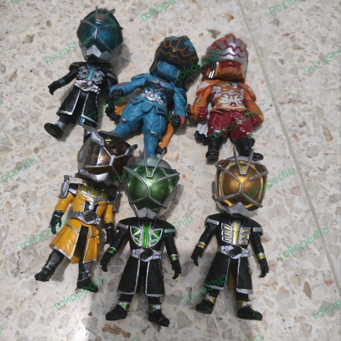 Set wcf kamen rider wizard land water form dophant nasca non ori KW