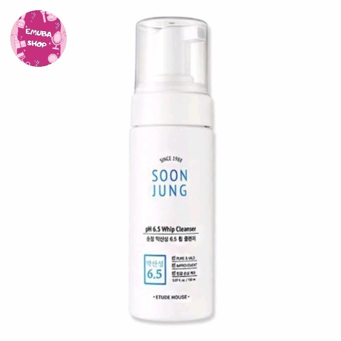 Etude House SoonJung Soon Jung pH 6.5 Whip Cleanser Cleansing Foam
