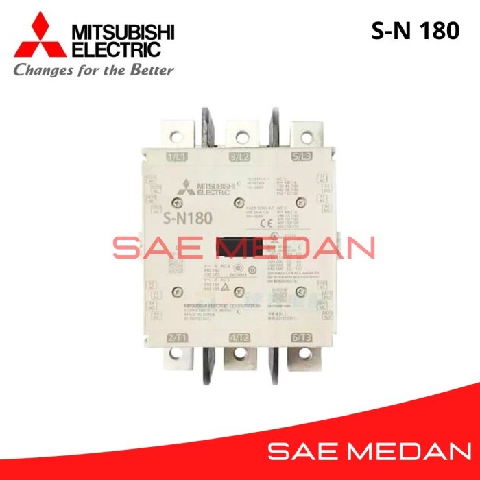 Contactor SN 180 Mitsubishi / Kontaktor SN180 / S-N180 / SN-180