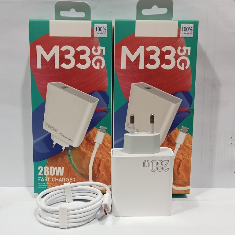 Charger SMSNG Galaxy M33 5G 280W Fast Charger Support Fast Charging