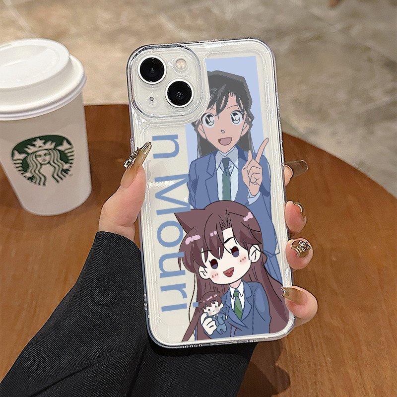 IPHONE Case Detective Conan Rachel Moore Tipis dan ringan Transparan Silikon Soft Case for iPhone 15