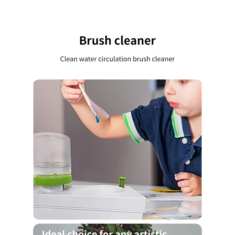 

Paint Brush Rinser Cleaner Running Water Cycle Brush Writing Brush Paintbrush Rinser Art Supplies For Acrylic Watercolor