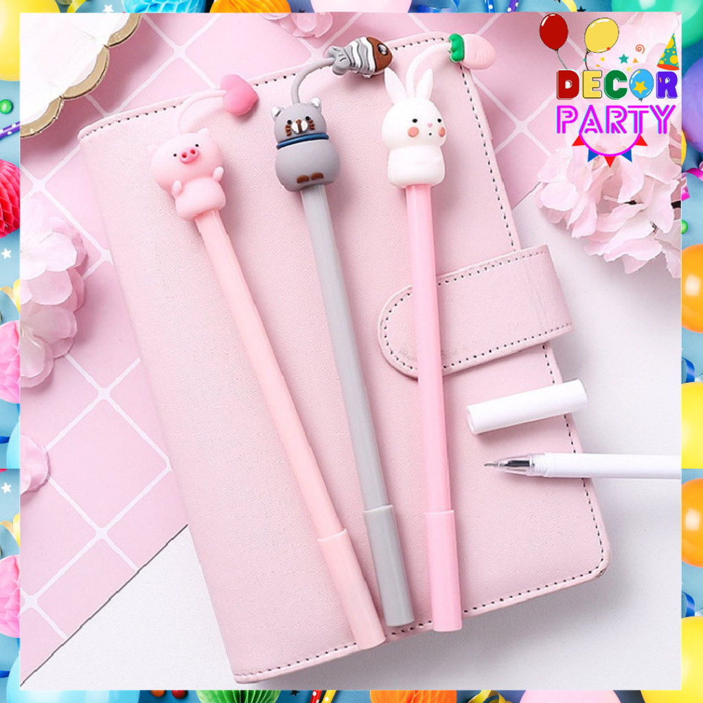 

DP Pena Gel Motif Animal Cute Pena Karakter Binatang Pen Hewan Lucu Pulpen Gel Kulitas