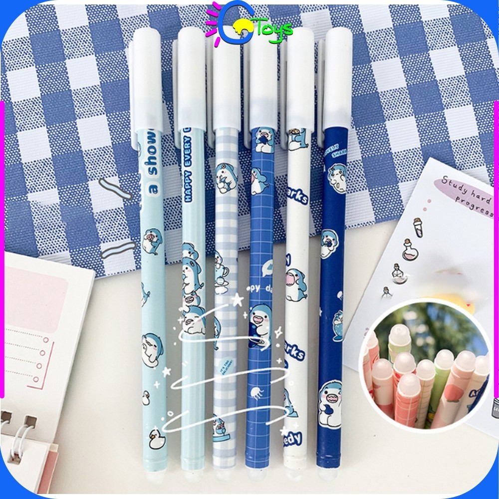 

CR-A42 Pulpen Gel Hapus Karakter Animal isi 6 pcs / Pulpen Erasable / Bolpoin Tinta Bisa Di Hapus Alat Tulis Sekolah