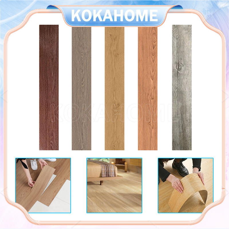 stiker lantai kayu/stiker lantai vinyl/stiker lantai motif kayu/lantai kayu parket