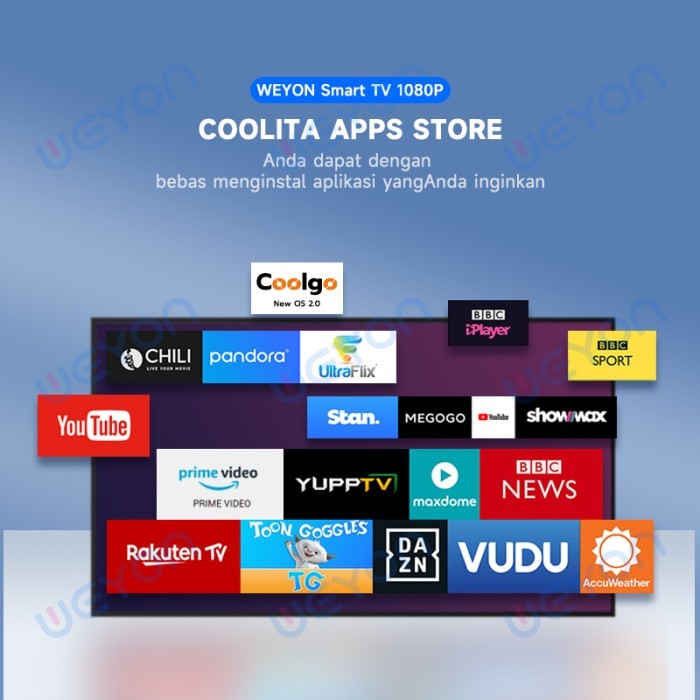 Weyon Sakura Smart TV LED 32 inch HD Digital tv Televisi Murah - digital