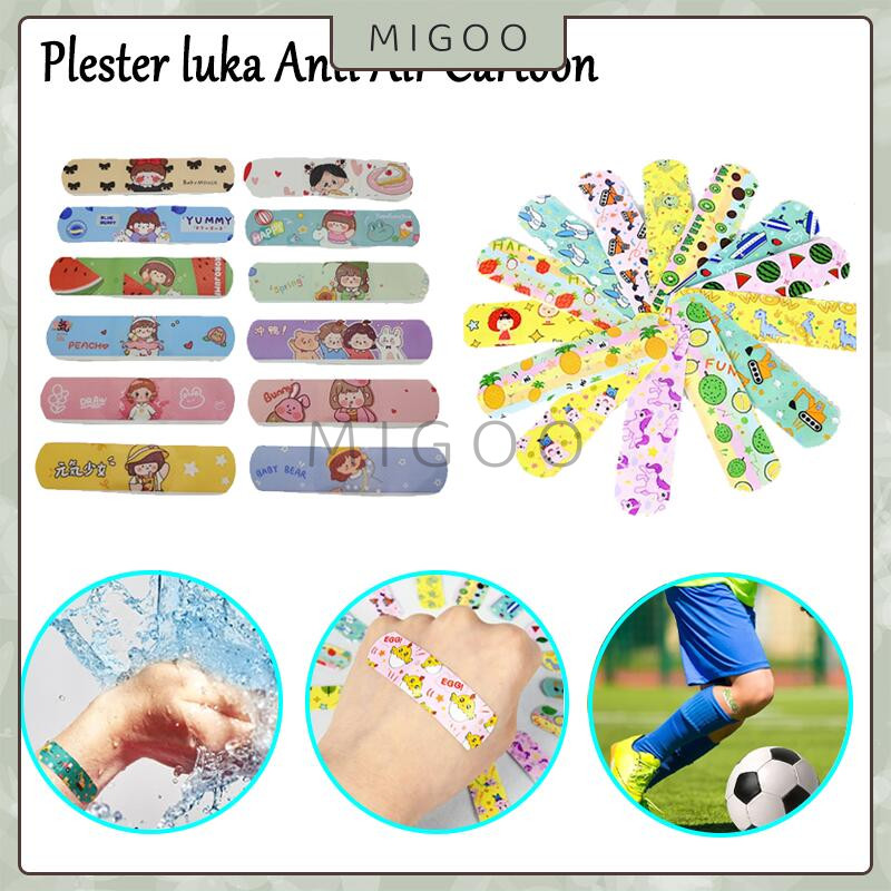 50PCS Plester Luka Motif Karakter / Plester Luka Anak Dewasa Waterproof / Plester Luka Anti Air Cart