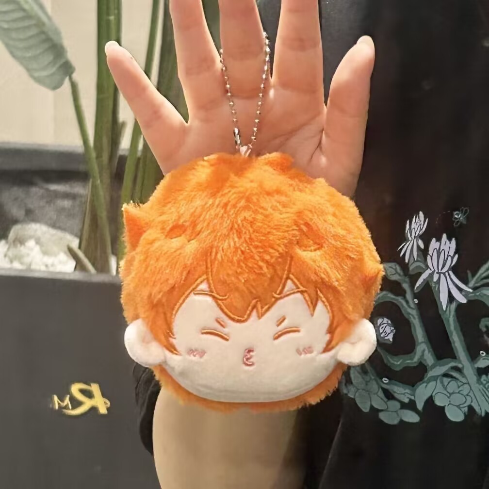 10cm Haikyuu Plush Figure Hinata Shoyo Kei Tsukishima Anime Peripheral Pendant Toys Backpack Decorat