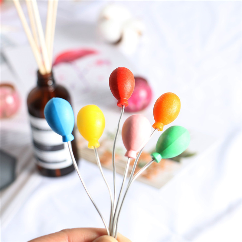 

Dollhouse Mini Balloon Figurine Cartoon DIY Miniature Fairy Garden Cake Accessories Decoration Figure Modern Gift Home Decor
