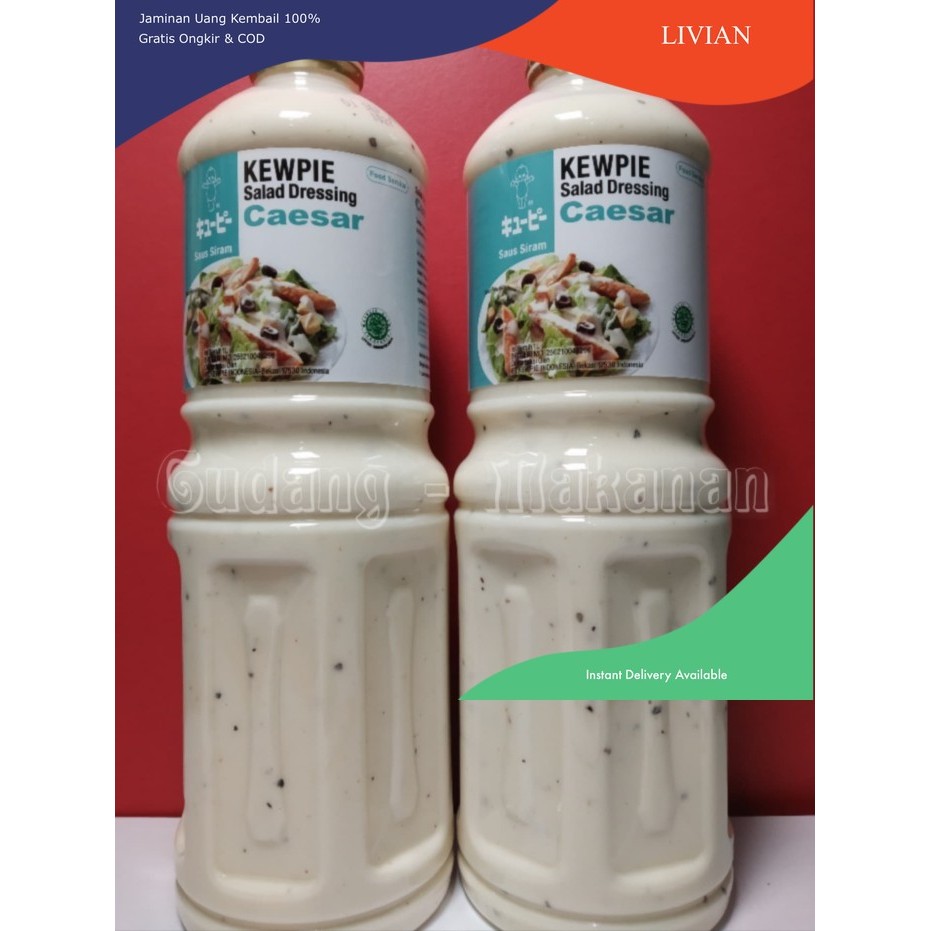 

lv Kewpie Salad Dressing Caesar 1 Liter - Pack Standard