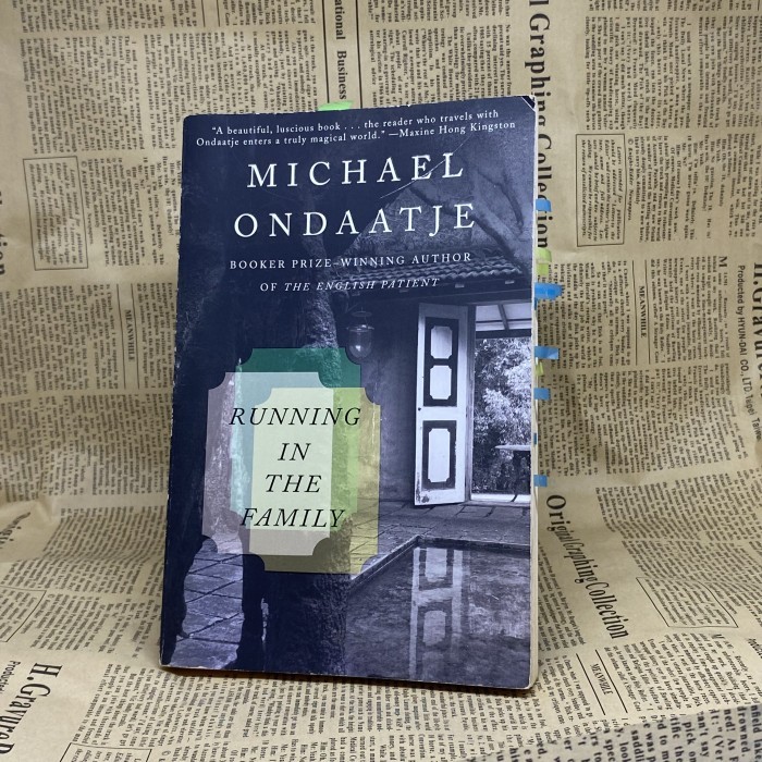Novel Inggris Running in the Family by Michael Ondaatje Original