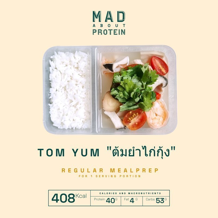 

[REG] Tom Yum - MAD ABOUT PROTEIN Frozen Mealprep