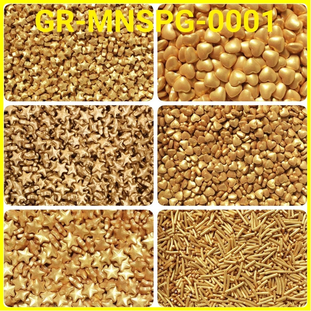 

GR-MNSPG-0001 Sprinkles trimit springkel 10gr hati bintang gold emas grosir murah sprinkles cake dekorasi mutiara trimit decoration story sprinklestory sprinklesstory sprinkle story - CZ