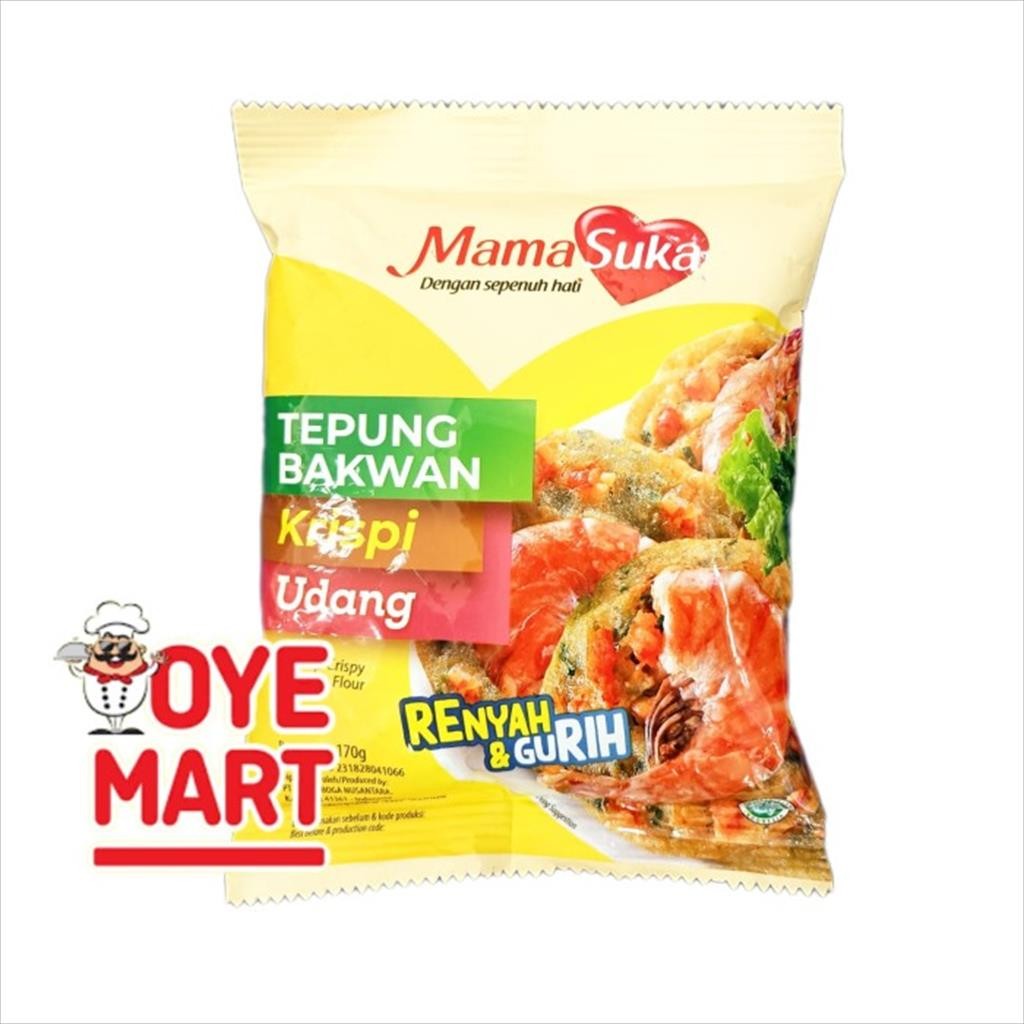 

MAMASUKA TEPUNG BAKWAN KRISPI UDANG 170GR