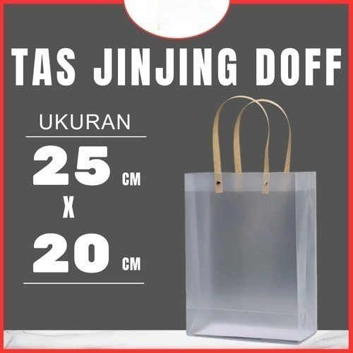 

Tas Mika Doff PP Tote Bag Polos Jinjing Tenteng 25x20 25 x 20 Tas Hampers Souvenir Hand Bag Kado Goodie Bag Buram Premium Elegant