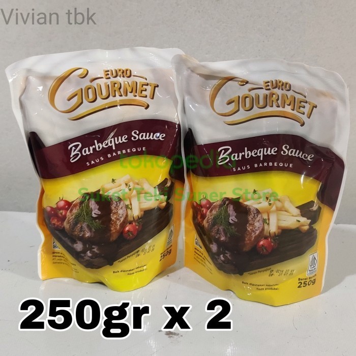 

vv Euro Gourmet Barbeque BBQ Sauce by Cimory 500gr READY Grosir